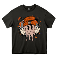 Asphalt basketball game day Heavy Core Tee - MaliasSmallBusiness
