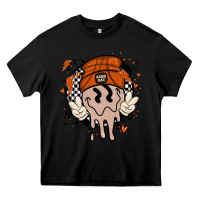 Black basketball game day Heavy Core Tee - MaliasSmallBusiness