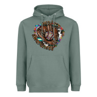 Sage Autism Awareness Baseball Heavyweight Hoodie - CowhideDigitalArt