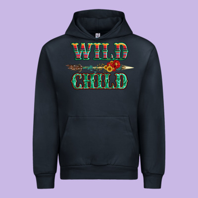 Wild Chıld Serape Sunflower And Gemstone With Arrow Urban Hoodie Designed By Artiststas