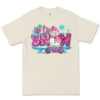 Bone up to snow good pink christmas winter snowman Premium Tee - MaliasSmallBusiness