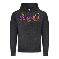 Vintage Black little miss mardi gras Vintage Hoodie - texasbilliewilder