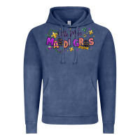 Vintage Denim little miss mardi gras Vintage Hoodie - texasbilliewilder