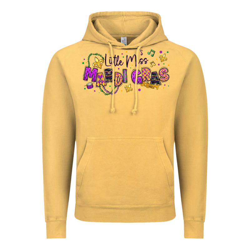 Little Miss Mardi Gras Vintage Hoodie by texasbilliewilder | Teevron
