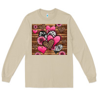 Mushroom valentines day western hearts and sunflowers Long Sleeve Tee - Jasminsmagicworld