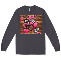 Smoke valentines day western hearts and sunflowers Long Sleeve Tee - Jasminsmagicworld