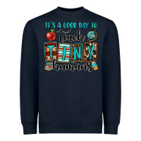 Navy it's a good day to teach tiny humans Heavyweight Sweatshirt - OliviaCreatesArt