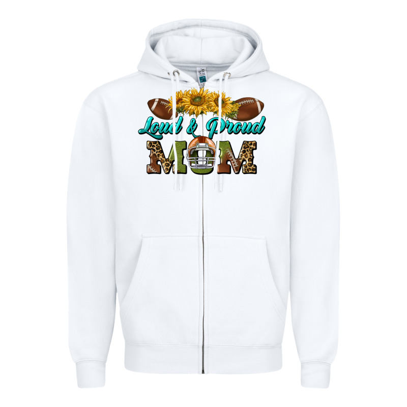 Loud And Proud Mom Zipper Hoodie by BundleAndBundleShop | Teevron