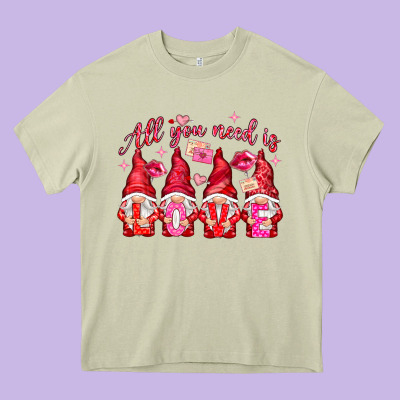 All You Need Is Love Heavy Core Tee Designed By Nancycooperartshop