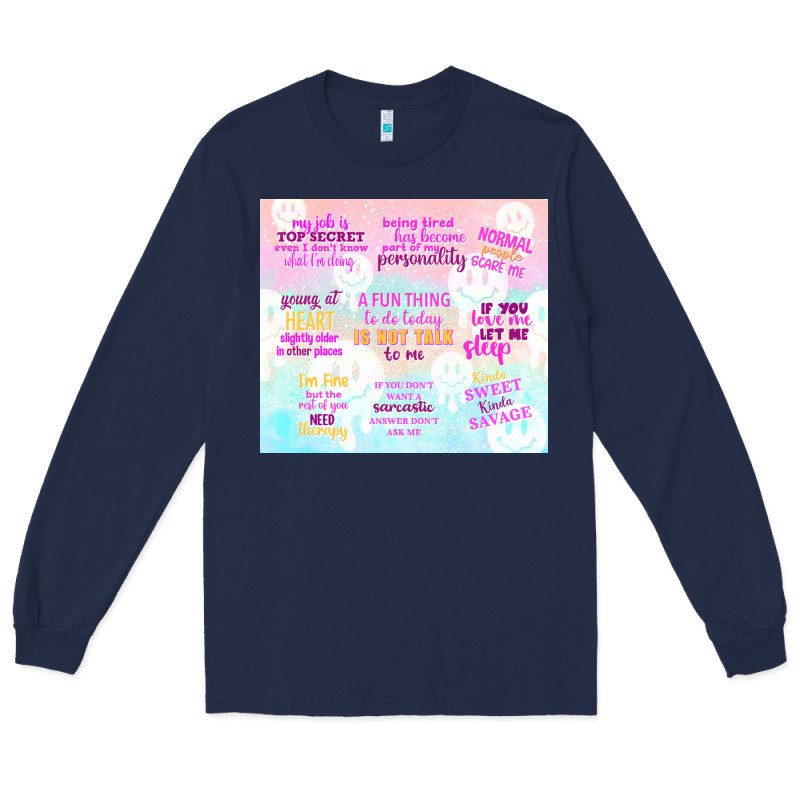 A Fun Thing To Do Today Is Not Talk To Me Long Sleeve Tee by TumblerDesignByShophia | Teevron