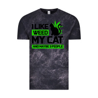Cloud Black Cat Weed I Like My Cat Gift Vintage Tee - Bettercallsaul