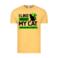 Vintage Mustard Cat Weed I Like My Cat Gift Vintage Tee - Bettercallsaul
