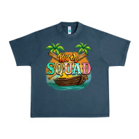 Midnight Navy River squad Urban Heavy Tee - NancyCooperArtShop