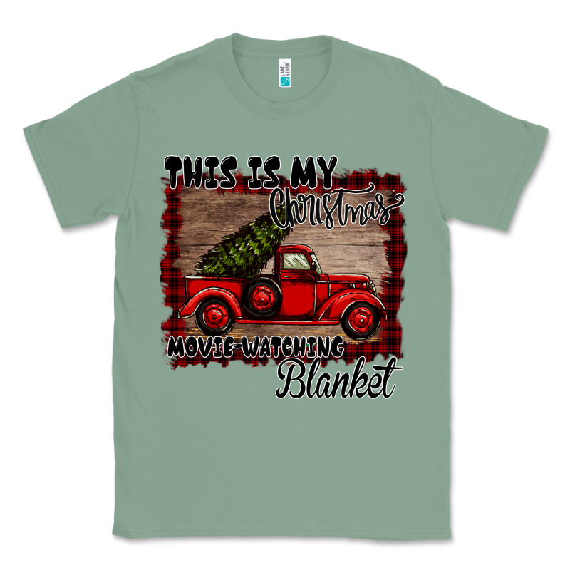 Christmas Movie Watching Blanket Classic Tee by Bettercallsaul | Teevron