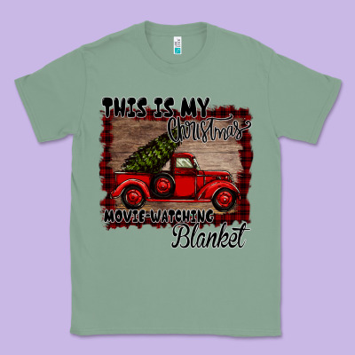 Christmas Movie Watching Blanket Classic Tee Designed By Bettercallsaul