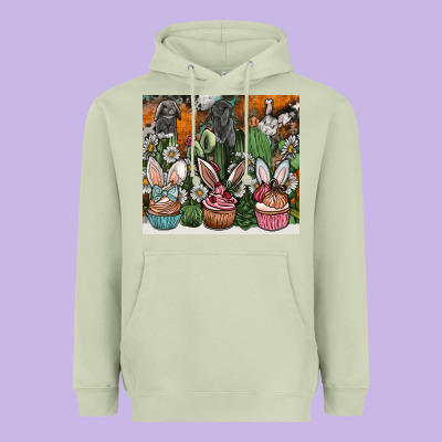 Easter Heavyweight Hoodie Designed By Cowhidedigitalart