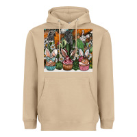 Mushroom easter Heavyweight Hoodie - CowhideDigitalArt