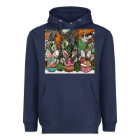 Navy easter Heavyweight Hoodie - CowhideDigitalArt