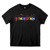 Black happy mother's to the best mom Heavy Core Tee - JahusDesignShop