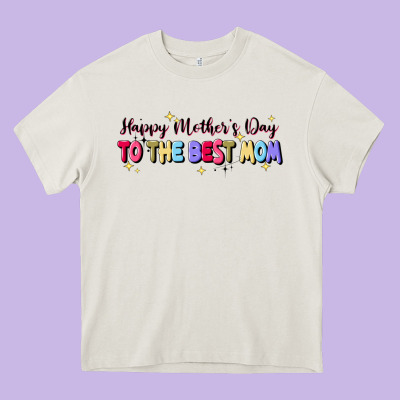 Happy Mother's To The Best Mom Heavy Core Tee Designed By Jahusdesignshop