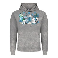 Cloud Rock winter snowman coffee cups Vintage Hoodie - texasbilliewilder