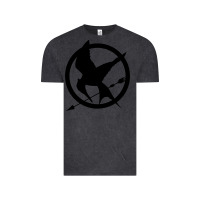 Vintage Black hunger games spiral movie Vintage Tee - minhPixels