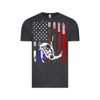 Vintage Black b.ra.zi.li.an j.i.u jit.su stars & stripes rank b.j flag shirt Vintage Tee - minhPixels