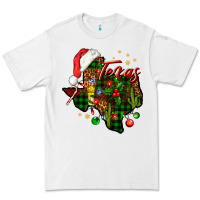 White Christmas Texas map Premium Tee - NancyCooperArtShop