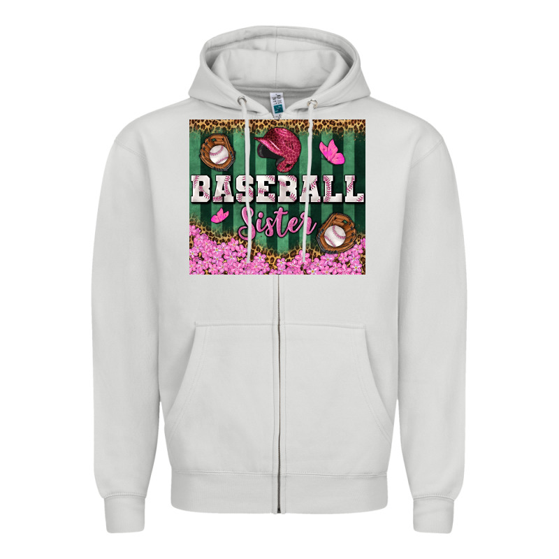 Baseball Sister Tumbler Zipper Hoodie by BundleAndBundleShop | Teevron