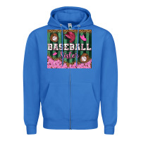 True Royal baseball sister tumbler Zipper Hoodie - BundleAndBundleShop