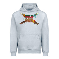 Heather Grey wild one with gemstone and sunflower Urban Hoodie - Artiststas