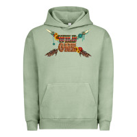 Pigment Oil Green wild one with gemstone and sunflower Urban Hoodie - Artiststas