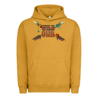 Pigment Peanut Butter wild one with gemstone and sunflower Urban Hoodie - Artiststas