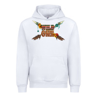 White wild one with gemstone and sunflower Urban Hoodie - Artiststas