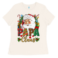 Bone Papa Claus Christmas Ladies Tee - NancyCooperArtShop