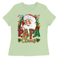 Matcha Papa Claus Christmas Ladies Tee - NancyCooperArtShop