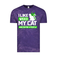 Cloud Purple Cat Weed I Like My Cat Gift Vintage Tee - Bettercallsaul