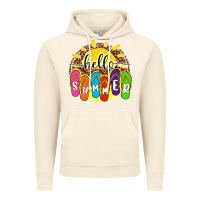 Vintage Artic hello summer with flip flops Vintage Hoodie - NancyCooperArtShop