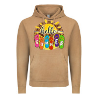Vintage Camel hello summer with flip flops Vintage Hoodie - NancyCooperArtShop