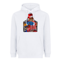 White america Heavyweight Hoodie - CowhideDigitalArt