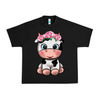 Black cute cow Urban Heavy Tee - texasbilliewilder