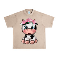 French Oak cute cow Urban Heavy Tee - texasbilliewilder