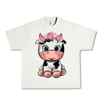 Pistachio cute cow Urban Heavy Tee - texasbilliewilder