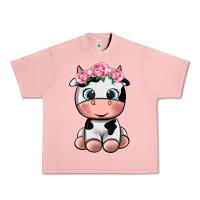 Salmon cute cow Urban Heavy Tee - texasbilliewilder