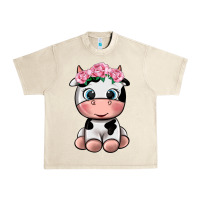 Sandshell cute cow Urban Heavy Tee - texasbilliewilder