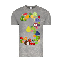 Cloud Rock Number 3 Fruit 3rd birthday party fruit themed gift Idea Vintage Tee - minhPixels