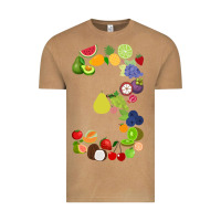 Number 3 Fruit 3rd Birthday Party Fruit Themed Gift Idea Vintage Tee | Teevron