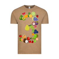 Vintage Coffee Number 3 Fruit 3rd birthday party fruit themed gift Idea Vintage Tee - minhPixels