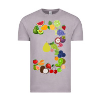 Vintage Zinc Number 3 Fruit 3rd birthday party fruit themed gift Idea Vintage Tee - minhPixels