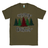 Army Green Merry Christmas Trees Classic Tee - Bettercallsaul